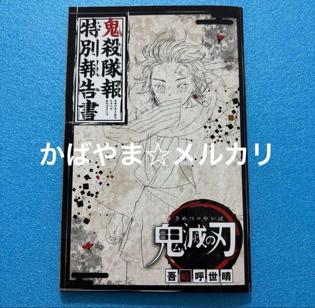 鬼滅の刃　特装版　缶バッジ　ポストカード　鬼殺隊報特別報告書　炭治郎　義勇