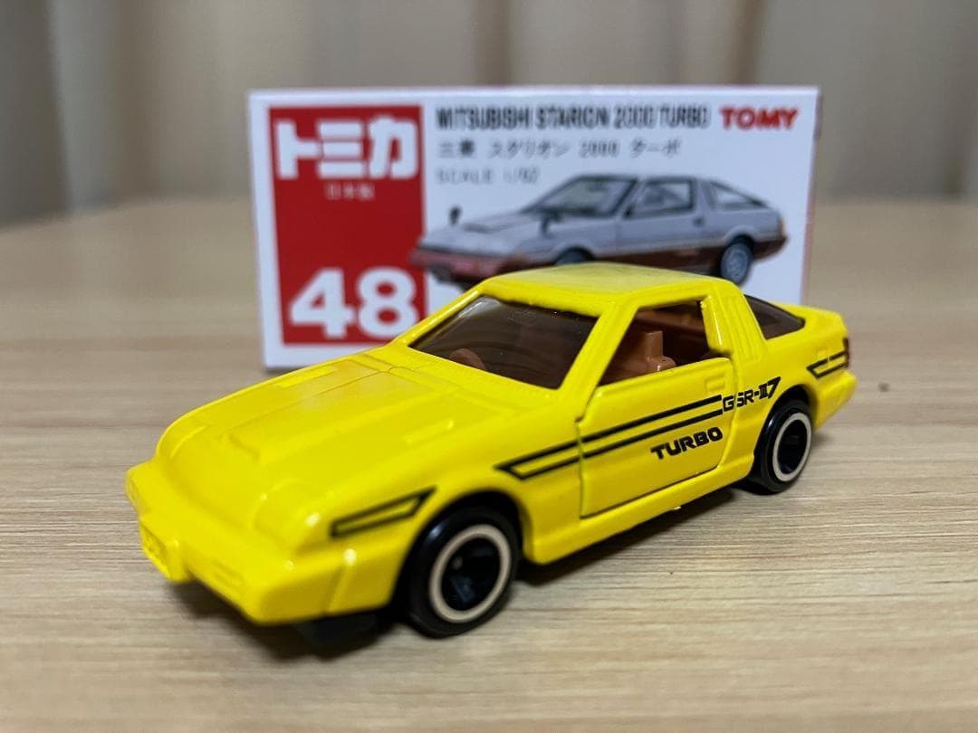 日本製トミカ　赤箱48　三菱スタリオン2000ターボ