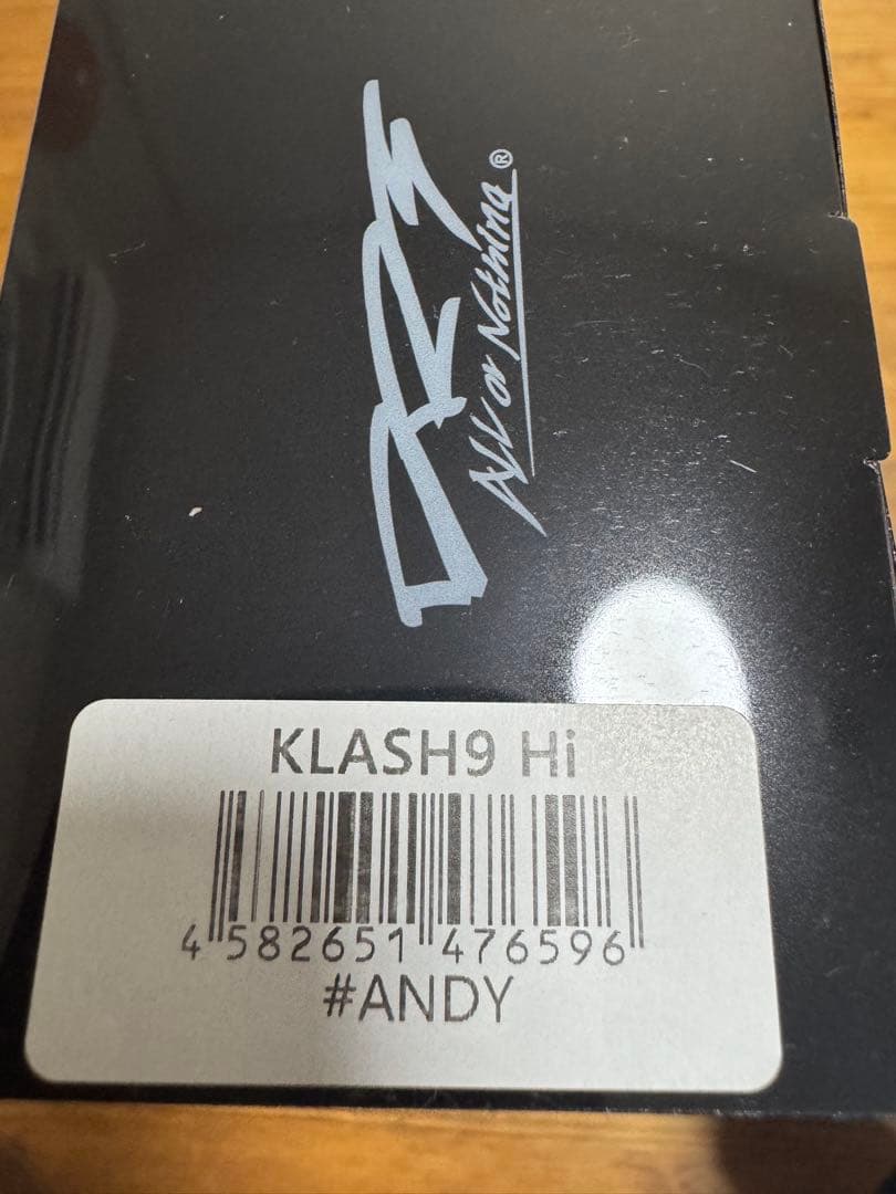 新品未使用未開封❗️klash 9 andy hi