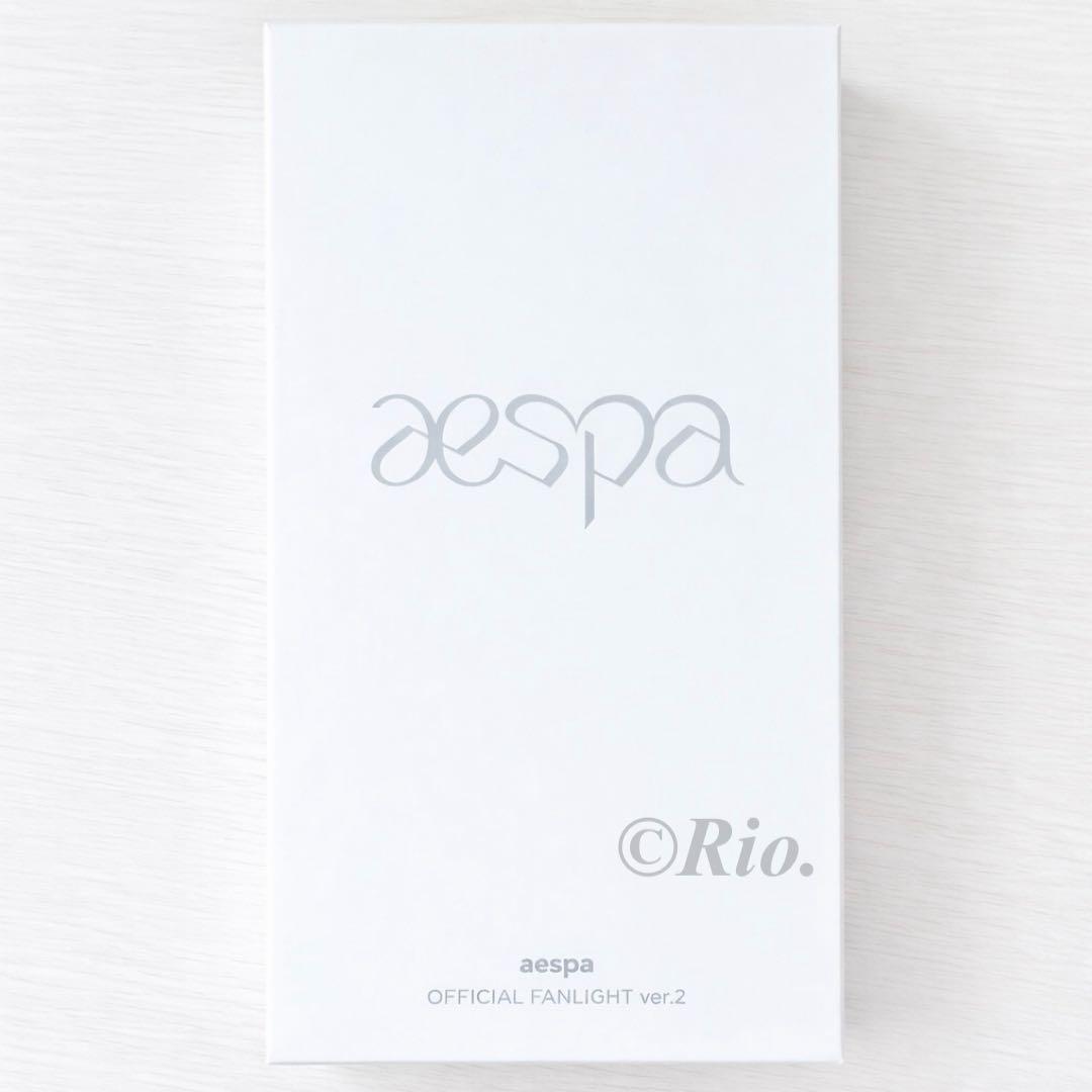 トレカ4枚付き aespa 公式 ペンライト VER.2 新品 最新 ver2