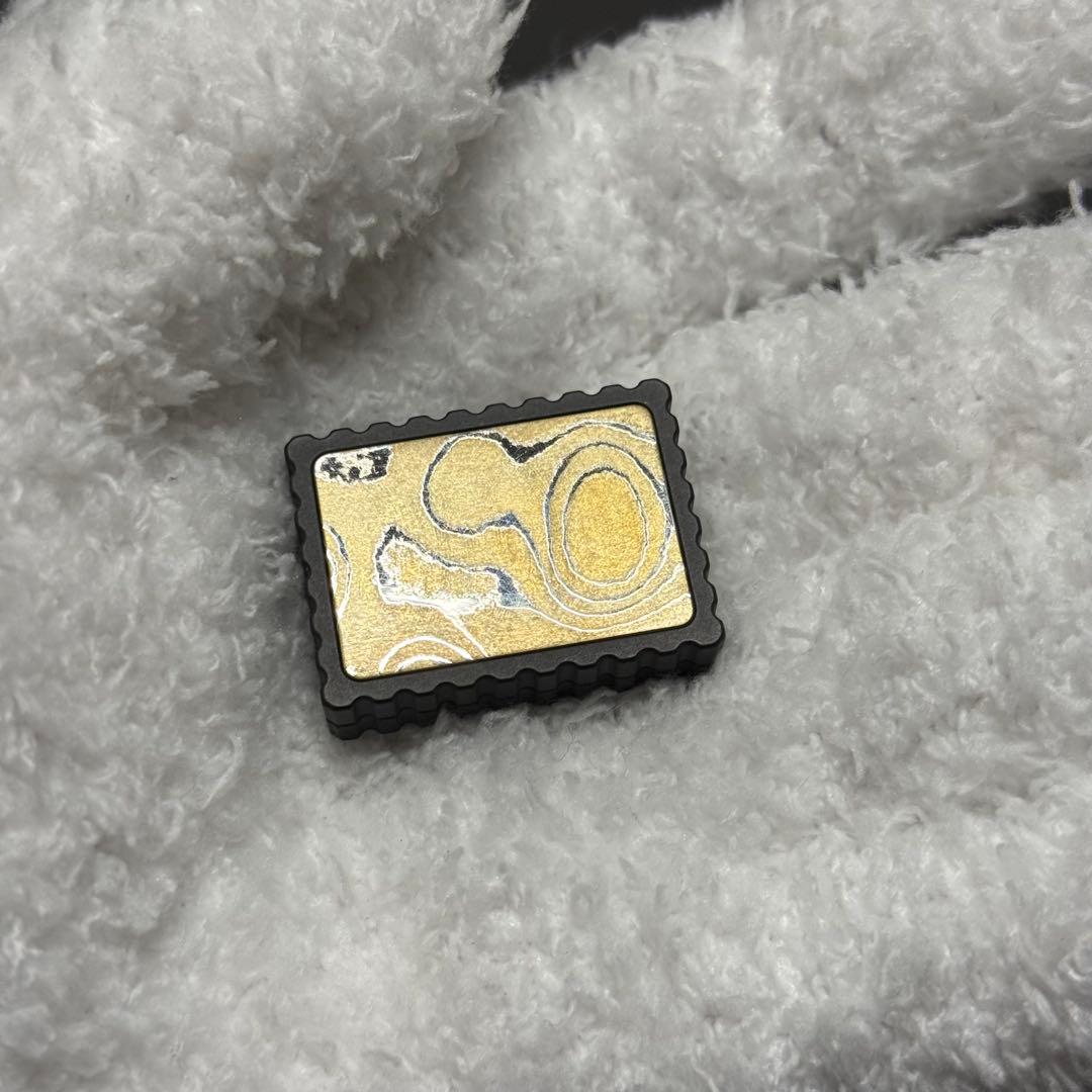 「正規品」ACEdc Stamp ジルコニウム+モクメ製　フィジェットトイ　絶版