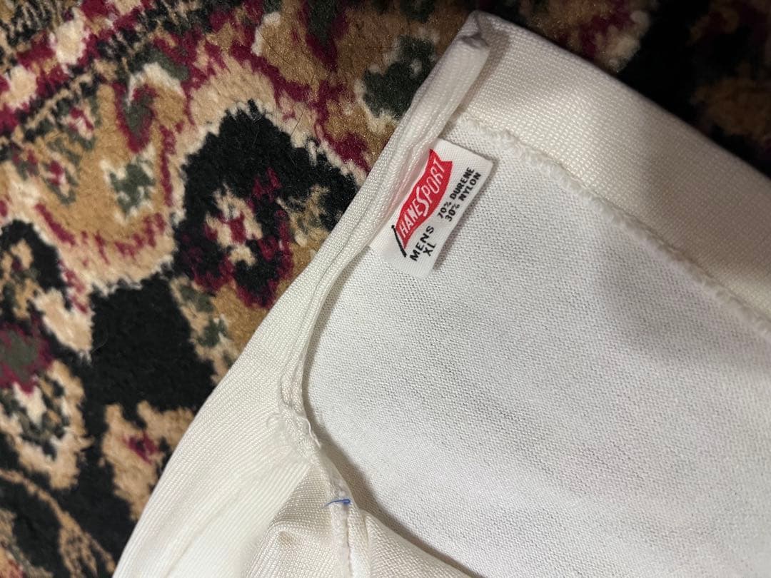 60s Hanesport ヴィンテージ フットボールTシャツ 22 希少袖丈