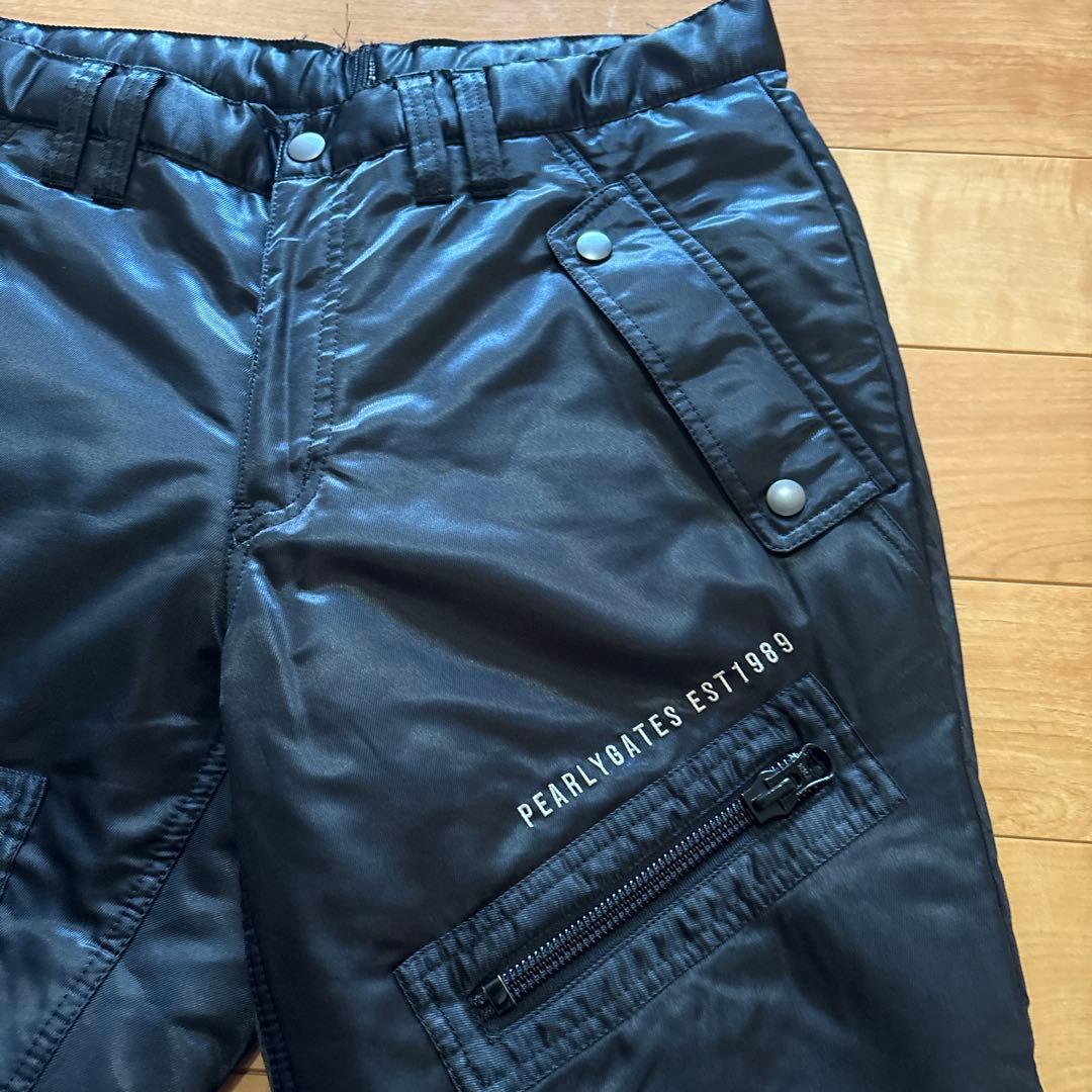 PEARLY GATES ブラックスポーツパンツ
