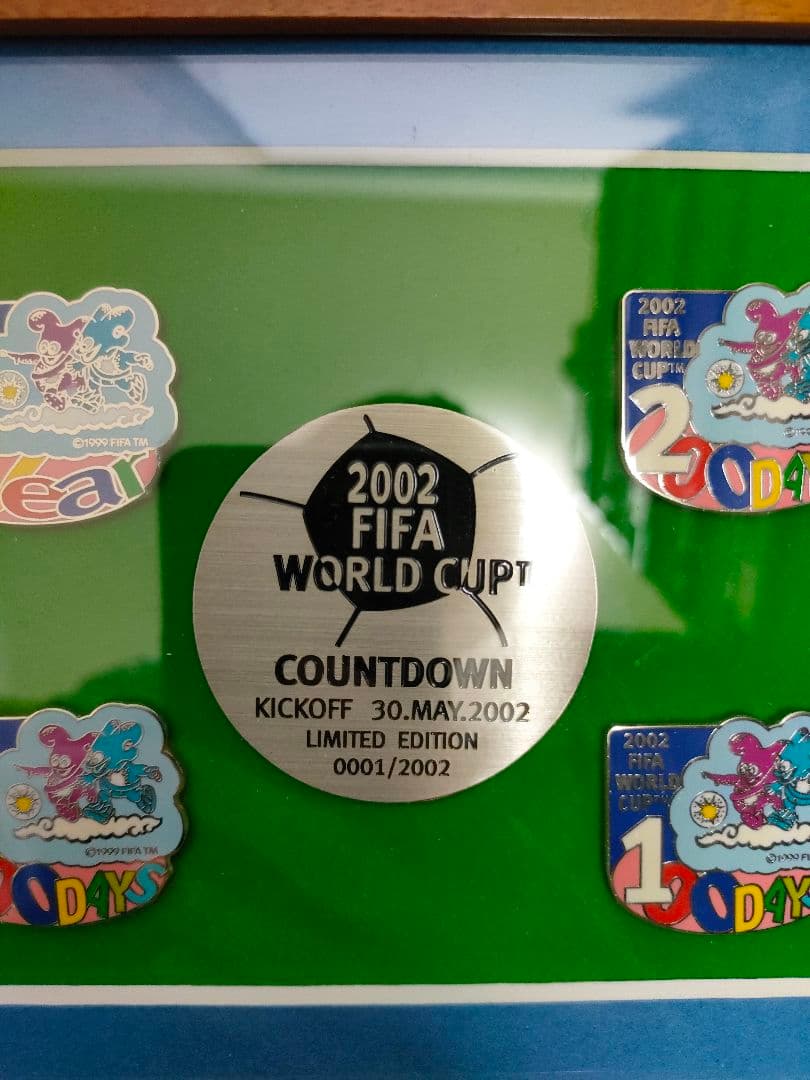 2002 FIFA WORLD CUP 日韓ワールドカップ　ピンバッジ
