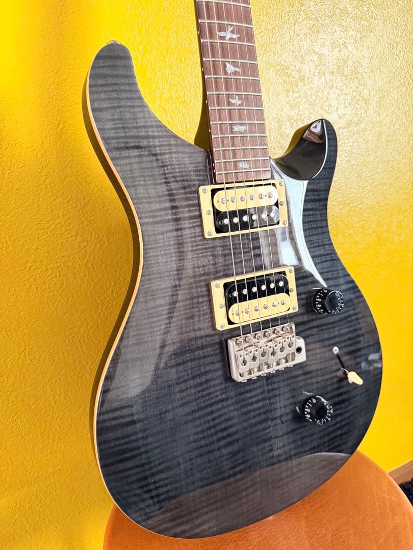 ほぼ未使用極美品！PRS SE CUSTOM 24 グレイブラック2017年製