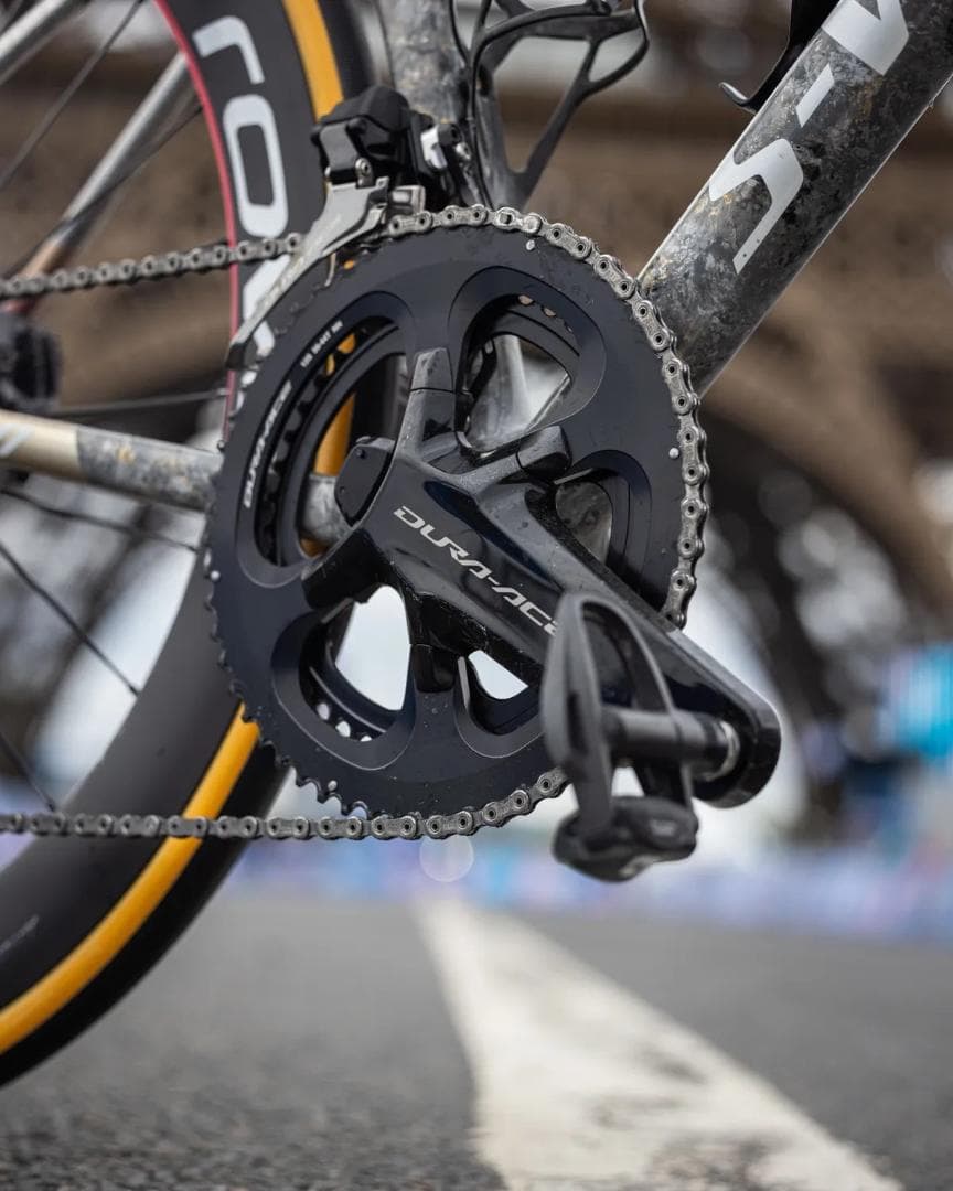 選手支給品 非売品 シマノ デュラエース チェーンリング 12S 58-44T