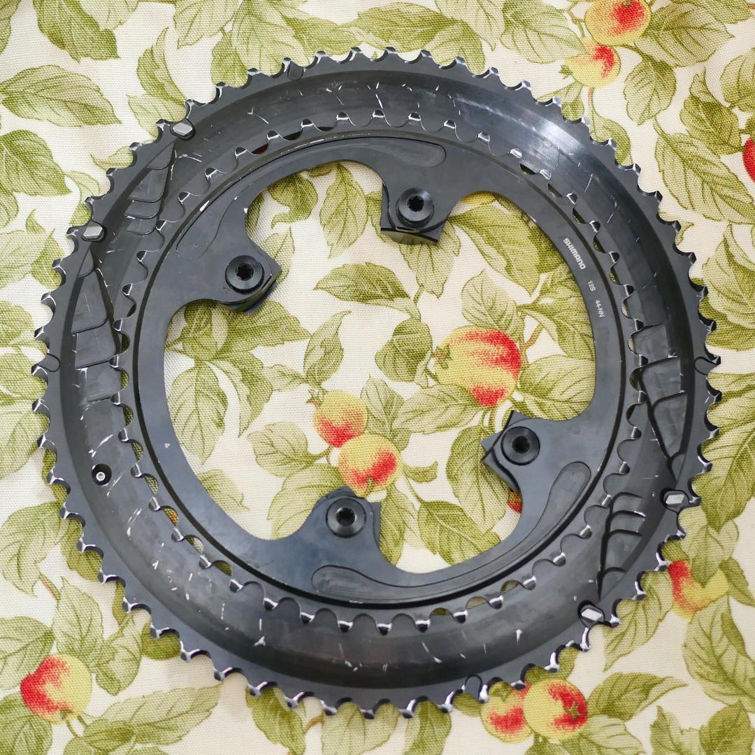 選手支給品 非売品 シマノ デュラエース チェーンリング 12S 58-44T