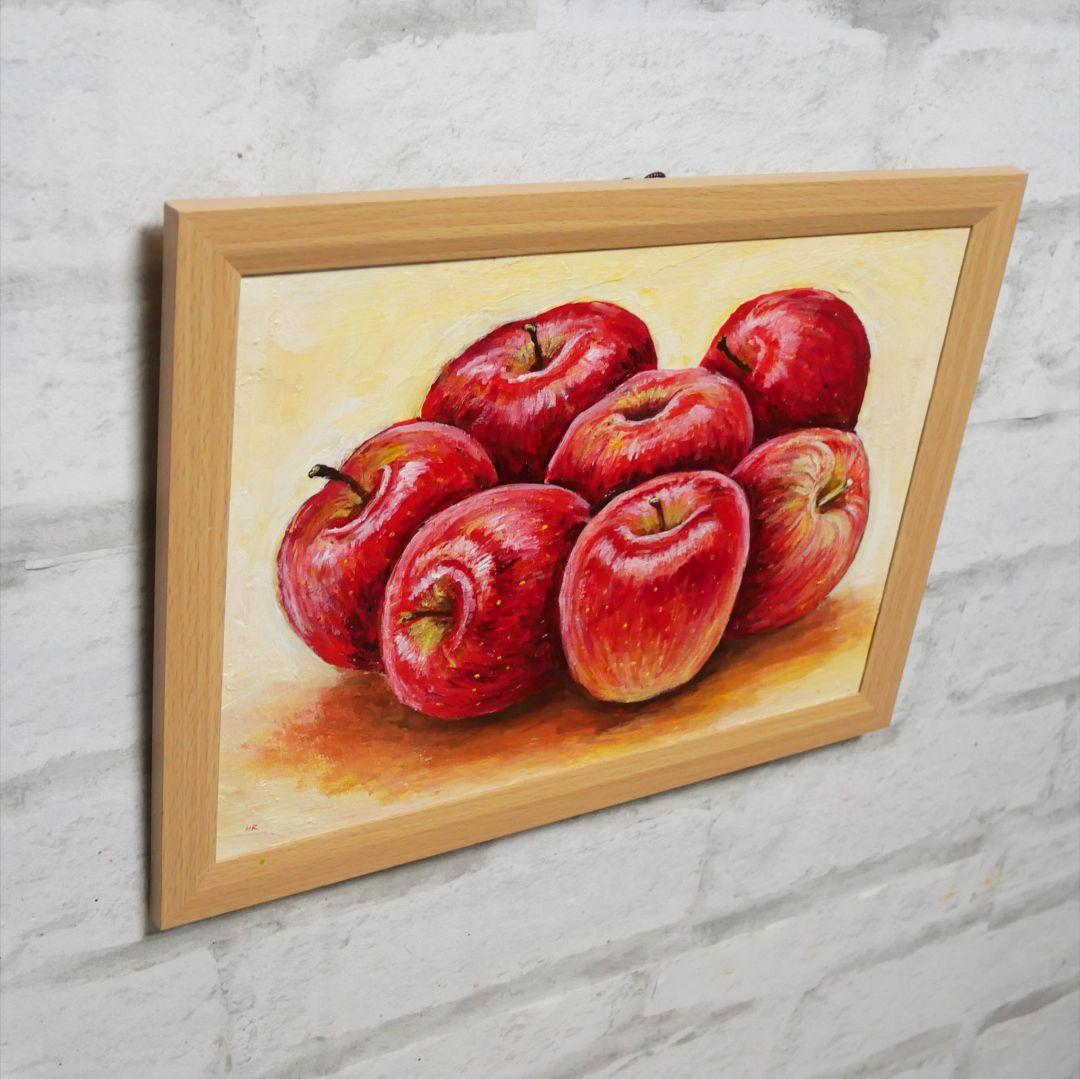 油絵 油彩 油彩画 絵画 絵【七つの林檎】