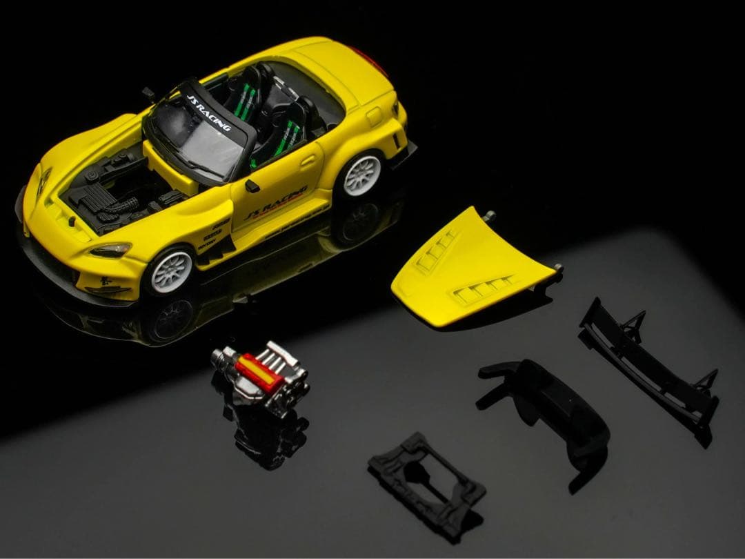 1/64 Micro Turbo ホンダ S2000 JS RACING 黄色
