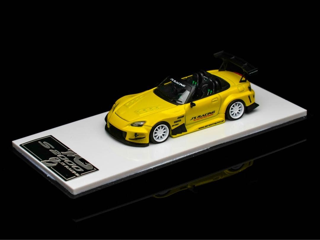 1/64 Micro Turbo ホンダ S2000 JS RACING 黄色