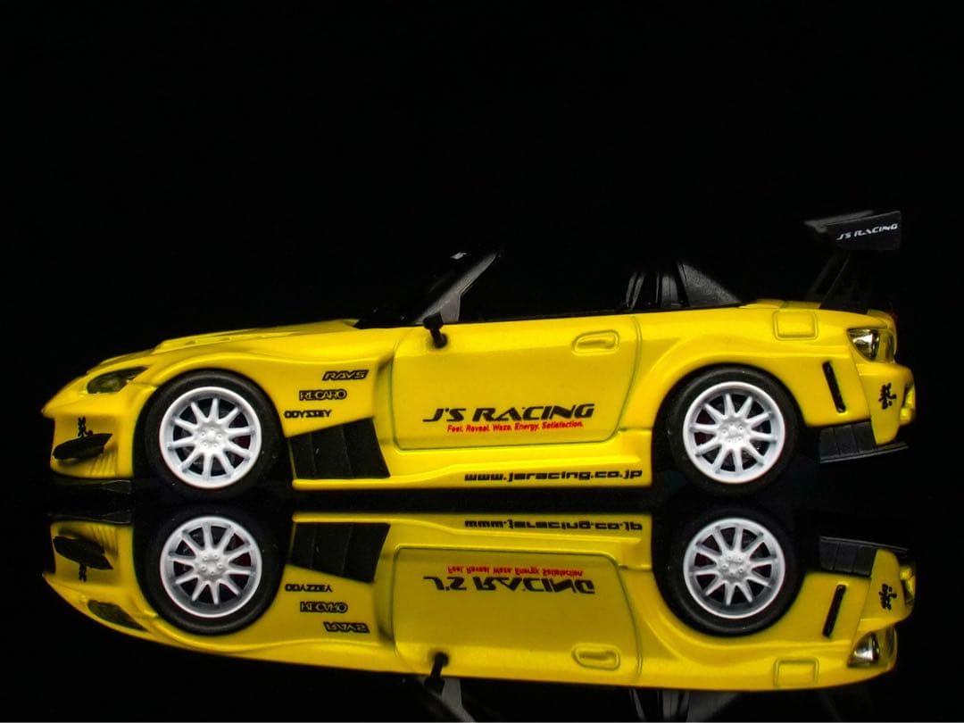 1/64 Micro Turbo ホンダ S2000 JS RACING 黄色