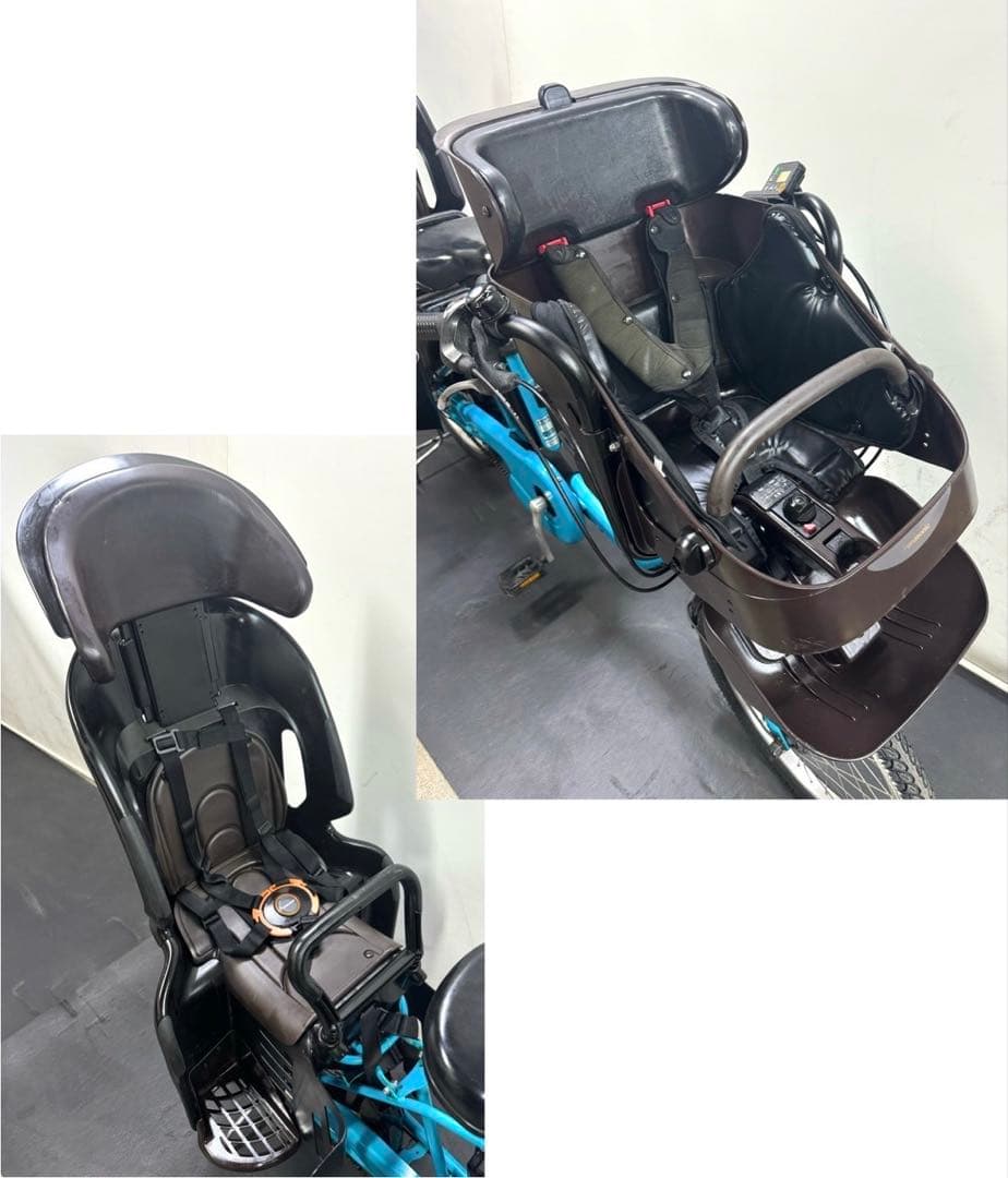 1年保証 新型　パナソニック　ギュットミニ　20インチ　水色　電動アシスト自転車