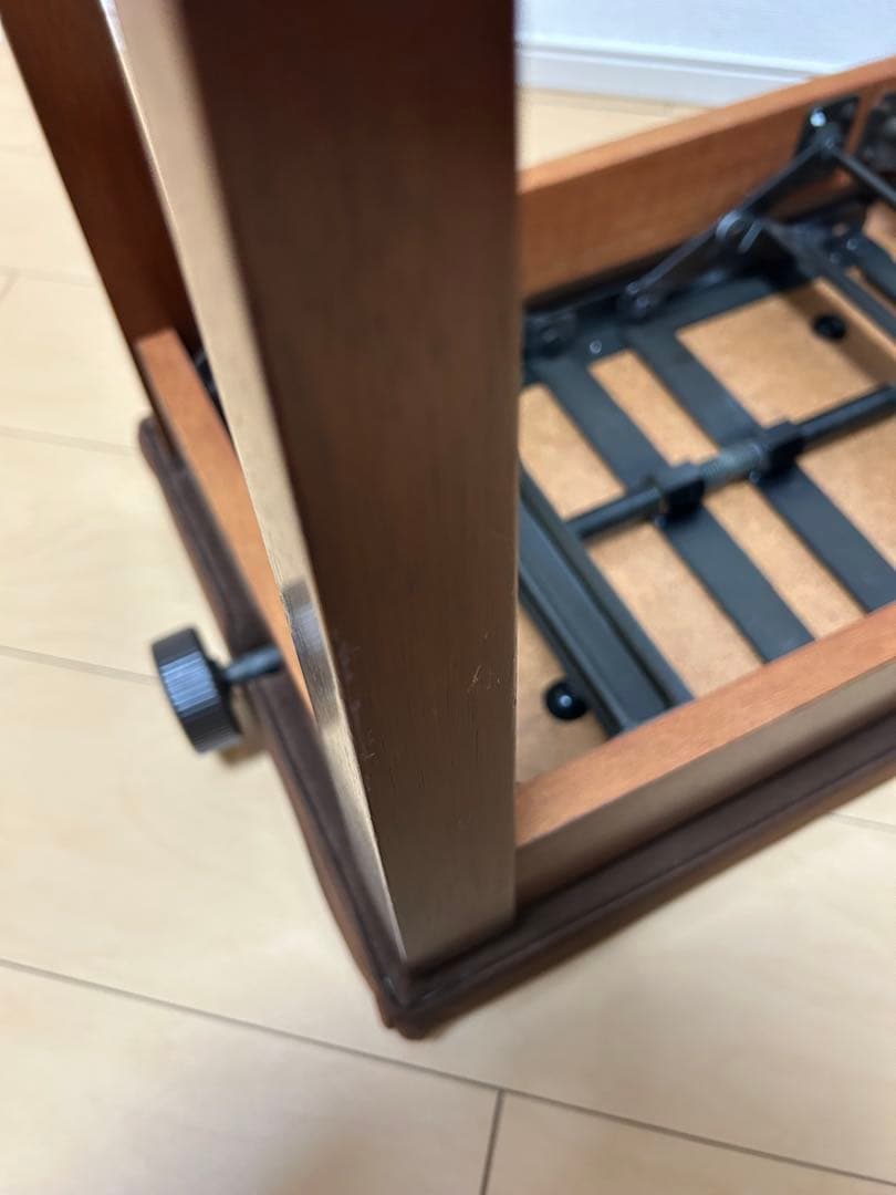 【Rosanoriページ】YAMAHA ピアノ椅子　茶　ウォールナット