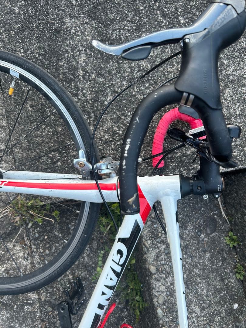 GIANT ロードバイク ホワイト/レッド　TCR ESPOIR
