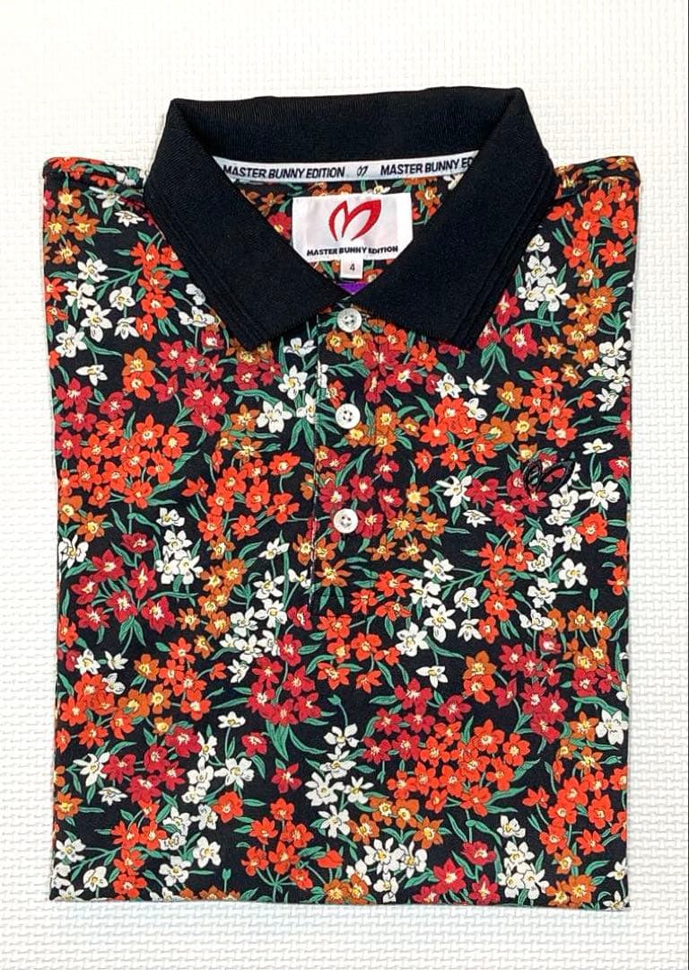 マスターバニーエディション LIBERTY PRINT ポロシャツ（BLK／4）