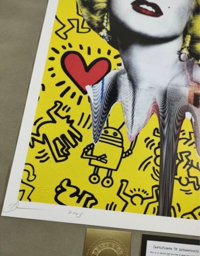 DEATH NYC 世界限定 現代アート マリリンモンロー キースへリング