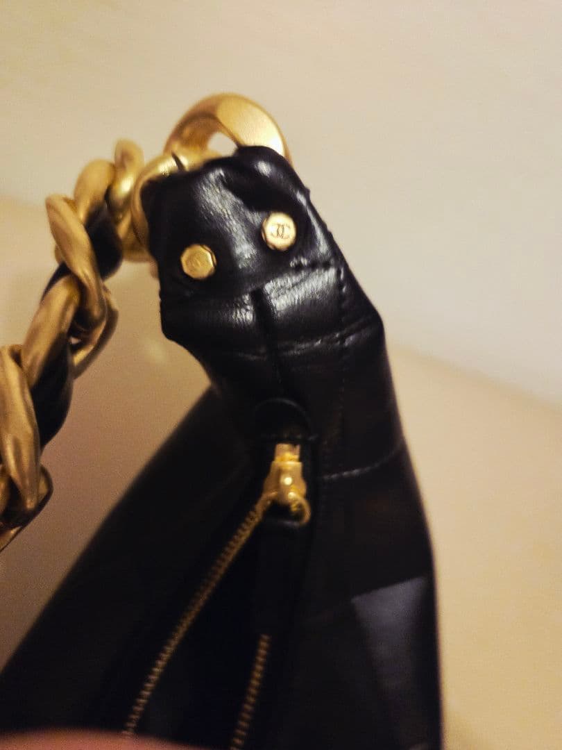 *レザーバッグ ゴールドチェーン ショート ショルダー *ノベルティ