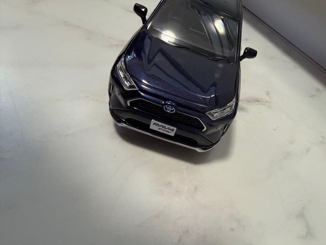 トヨタ RAV4 ダークブルー ミニカー