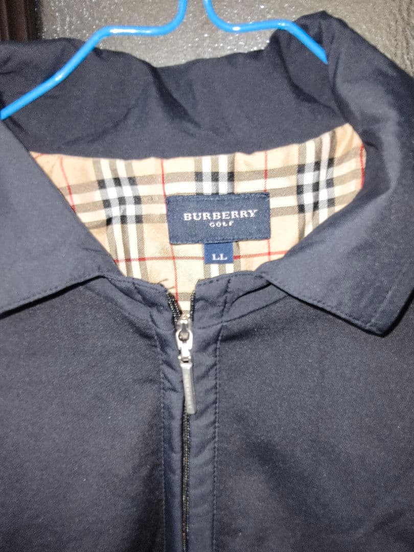 金*米様 BURBERRY GOLF ブラックナイロンジャケット LLサイズ