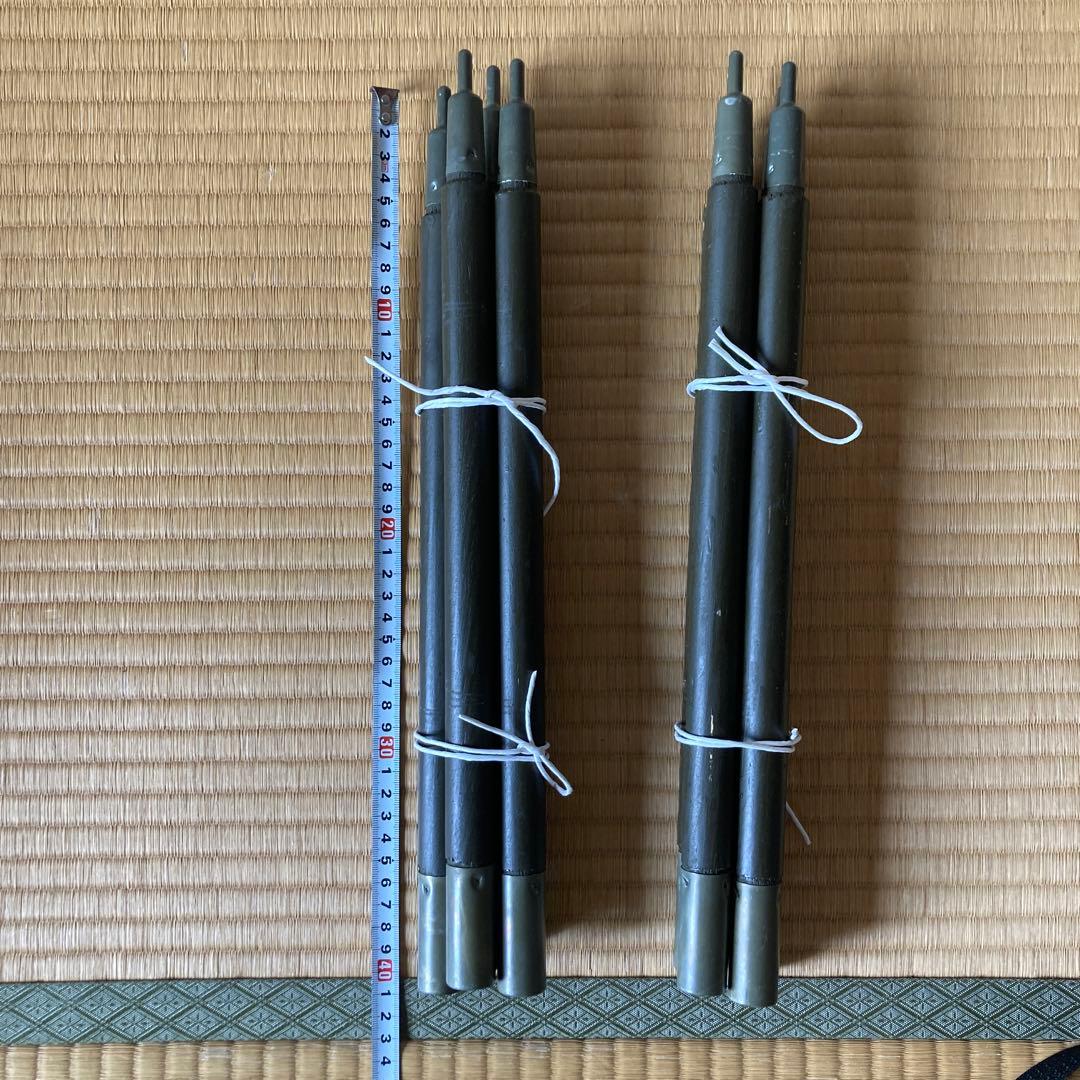 軍放出品　U.S.ELROD1968 木製ポール８本セット