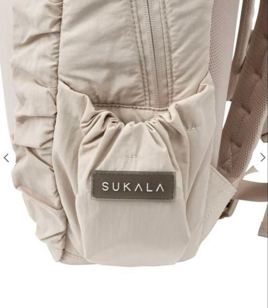 【SUKALA】　シャーリングバックパック　サンドベージュ　新品　未使用品