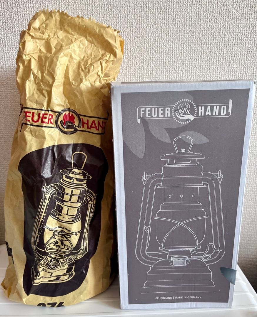 FEUERHAND 276 ブラック ランタン パラフィンオイル付き
