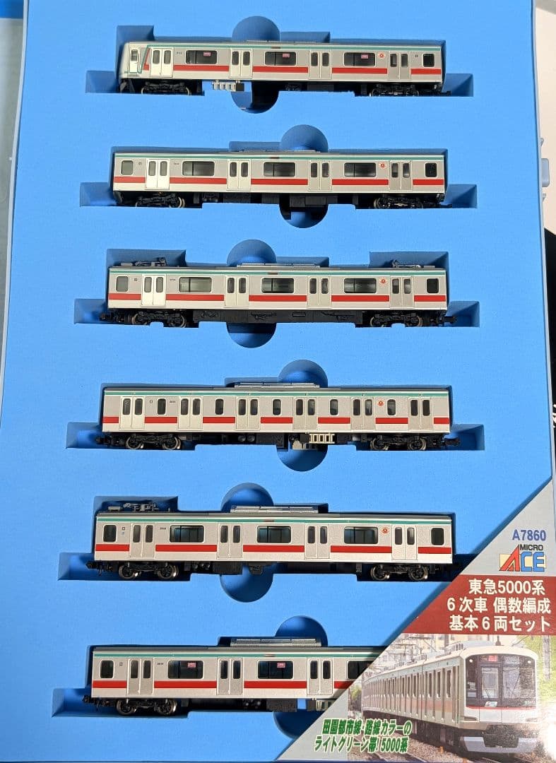 マイクロエース　東急5000系　6次車　偶数編成　基本増結セット