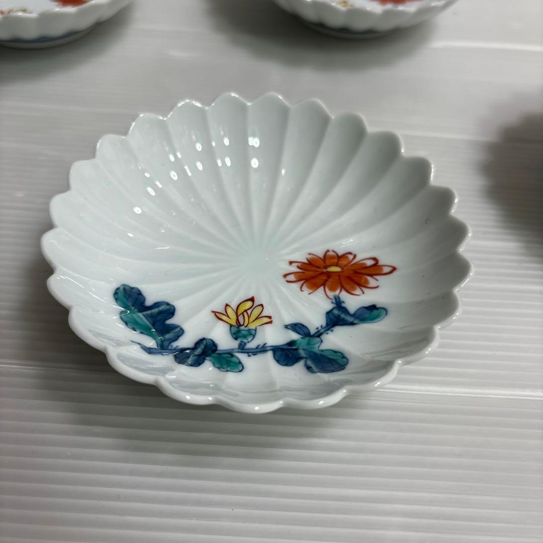 有田焼　萬右エ門作　　5皿セット　小皿