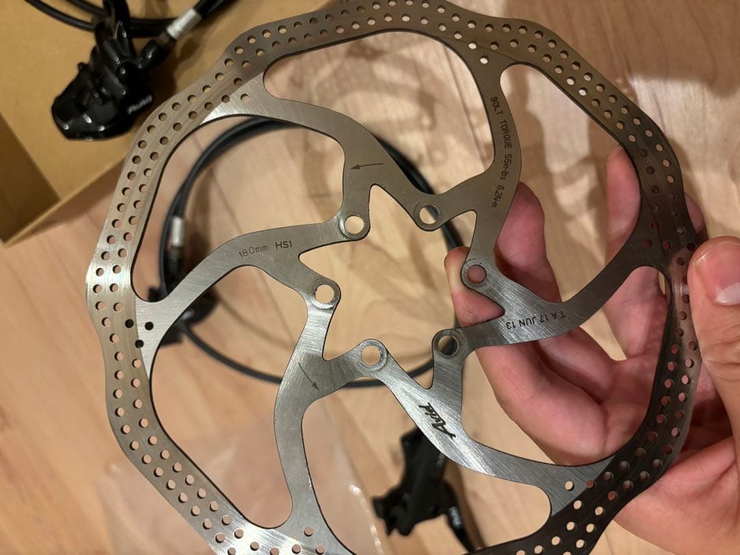 Avid 油圧ディスクブレーキ 前後セット ローター　180mm.160mm