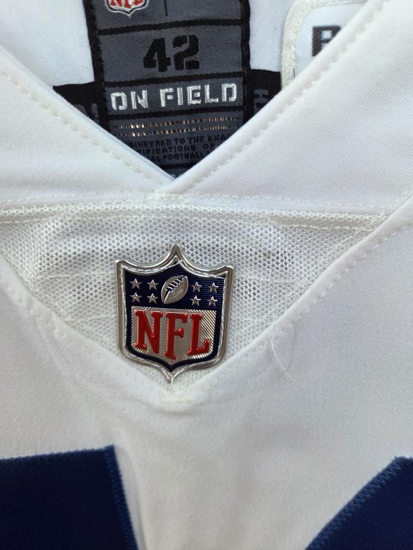 NFLカウボーイズ ゲームジャージ #44 白