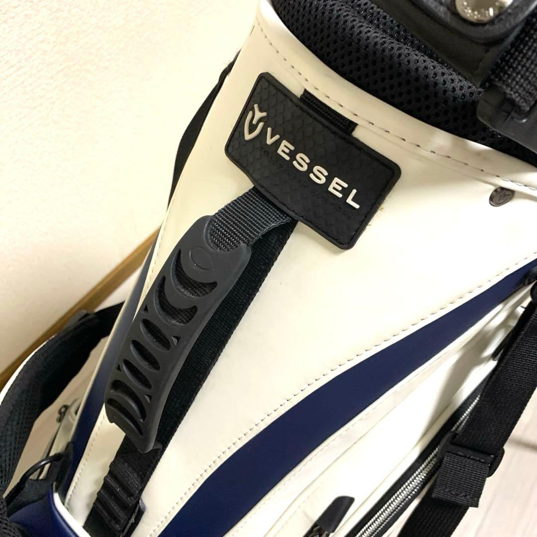 VESSEL プレイヤースタンド キャディバッグ 8.5型ダブルストラップ 美品
