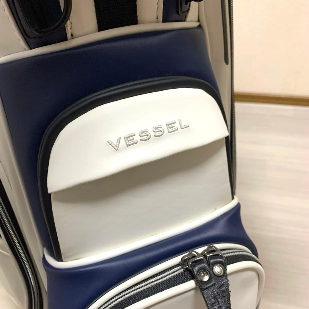 VESSEL プレイヤースタンド キャディバッグ 8.5型ダブルストラップ 美品