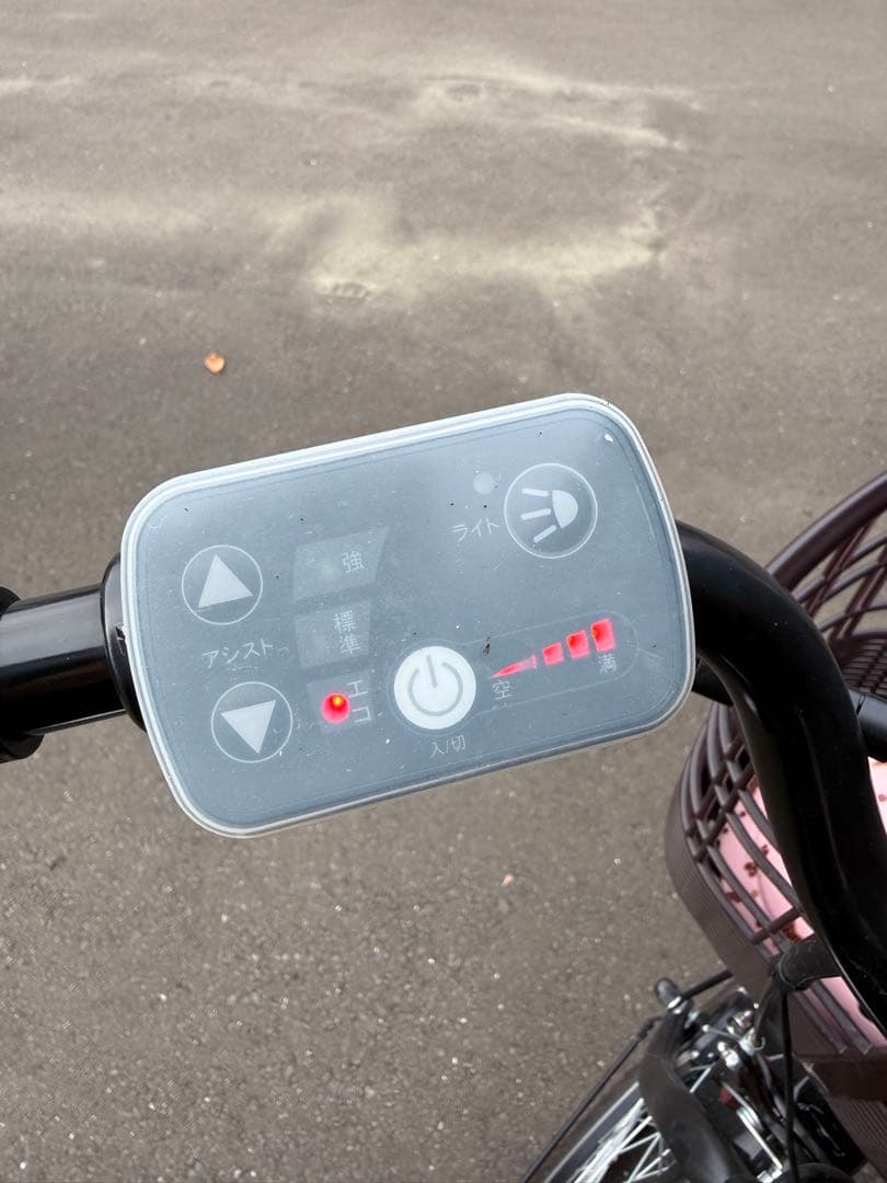 【ほぼ未使用】電動アシスト自転車 チャイルドシート付き