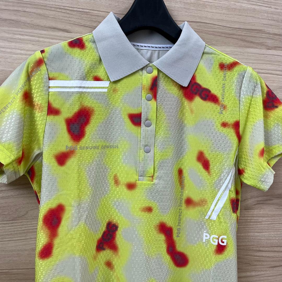 新品★60,500円 PGG パーリーゲイツ バックロゴセットアップ サーモ柄M