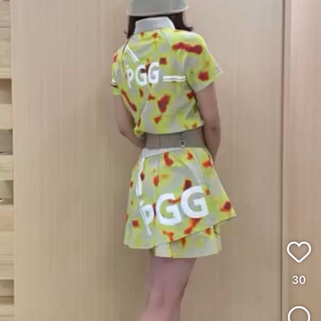 新品★60,500円 PGG パーリーゲイツ バックロゴセットアップ サーモ柄M