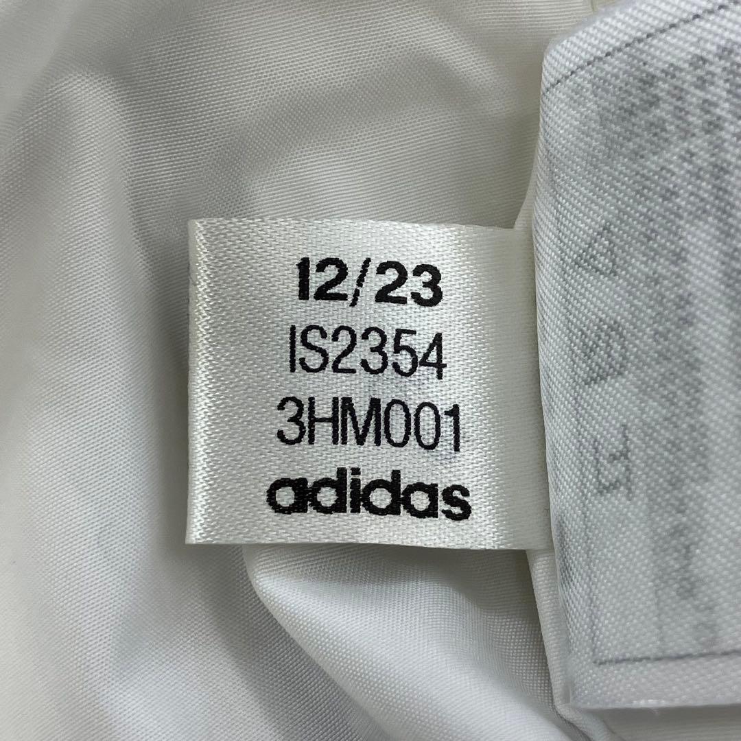 adidas アディダス トラックパンツ ドローコード付き ホワイト