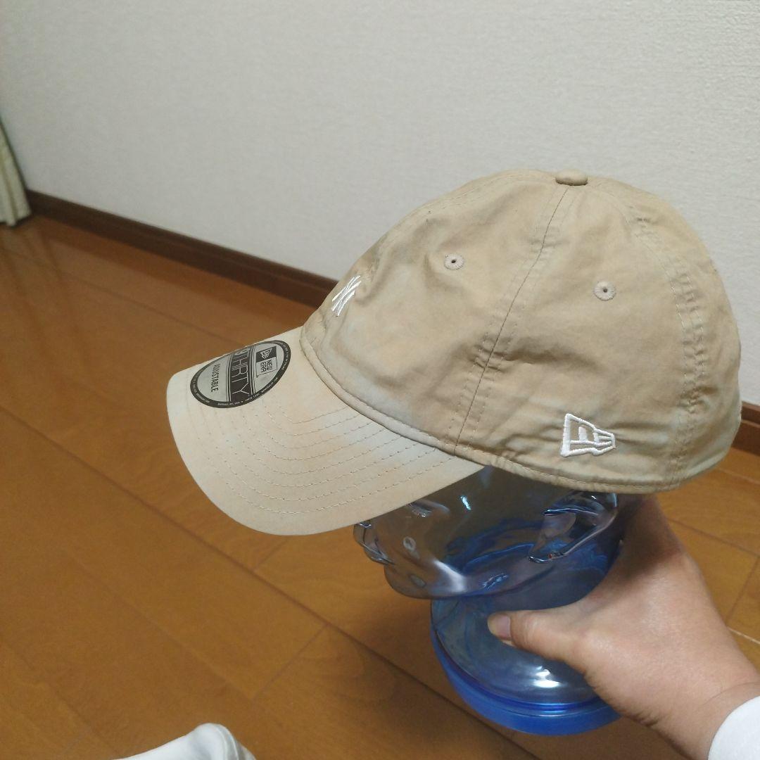 フェードあり　ニューエラ　ヤンキース　ベージュ　9THIRTY
