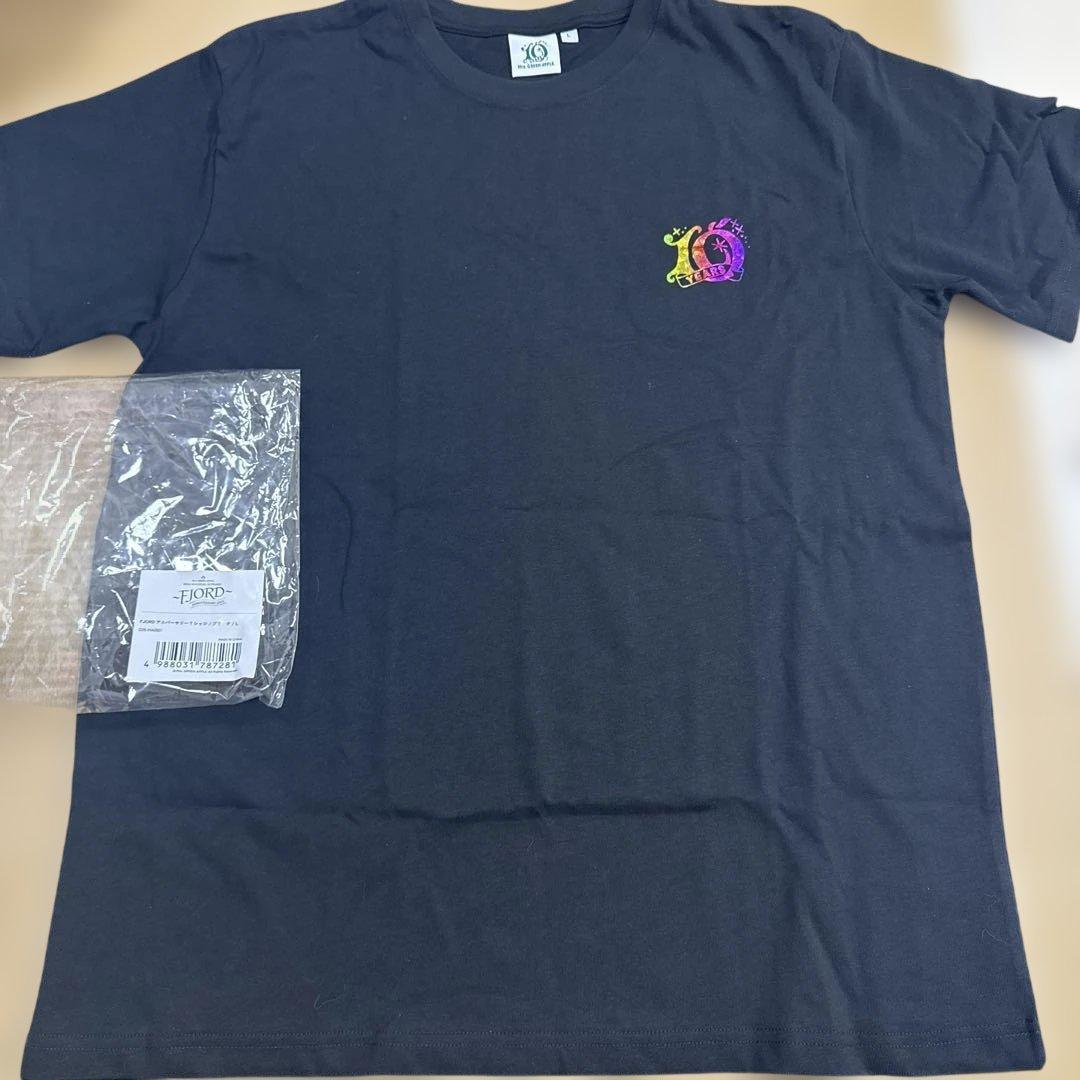 FJORD アニバーサリー開封済みTシャツ ブラック Lサイズタオル新品未使用