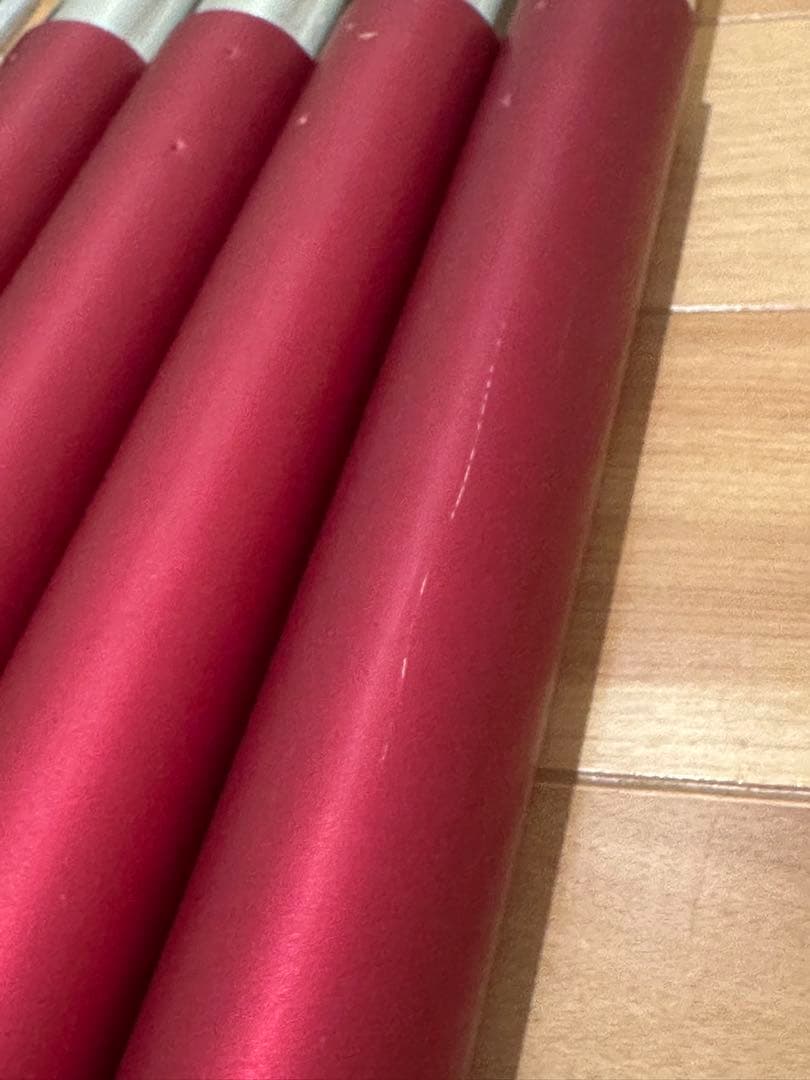 DOD BIGタープポール RED 2本（旧ブランドロゴ）