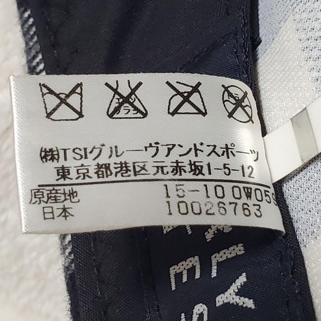 パーリーゲイツ PEARLY GATES キャップ 帽子 毛混 白黒 チェック柄