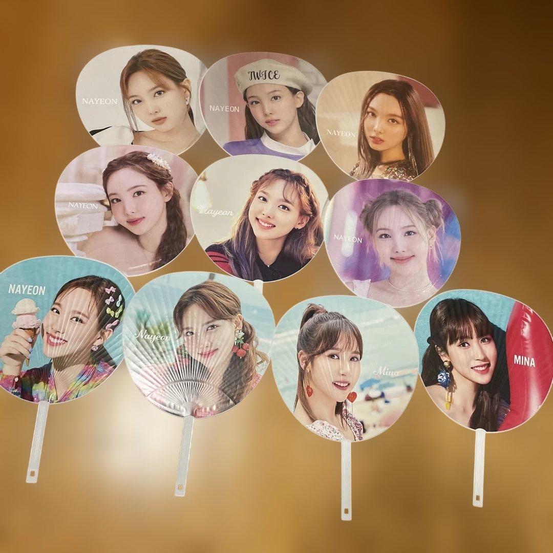 TWICE ナヨン ミナ　うちわ　まとめ売り　10枚セット