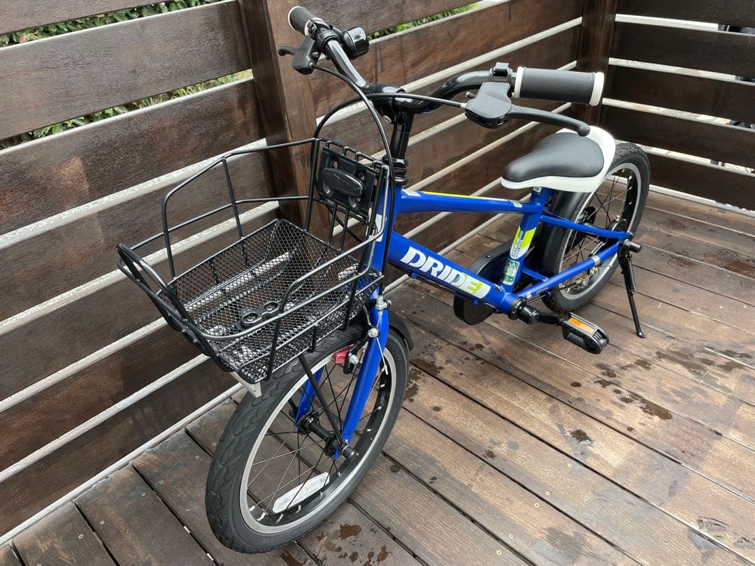 【引取り限定】ドライド DRIDE 16インチ 子供用　自転車 青
