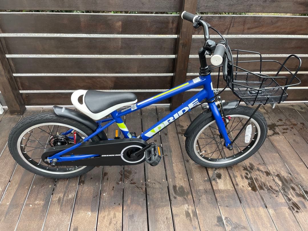 【引取り限定】ドライド DRIDE 16インチ 子供用　自転車 青