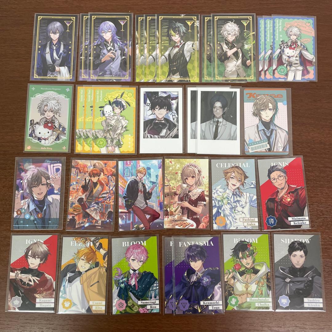 ❶にじさんじ チェキ風カード 特典カード ステッカー 紙類 まとめ売り