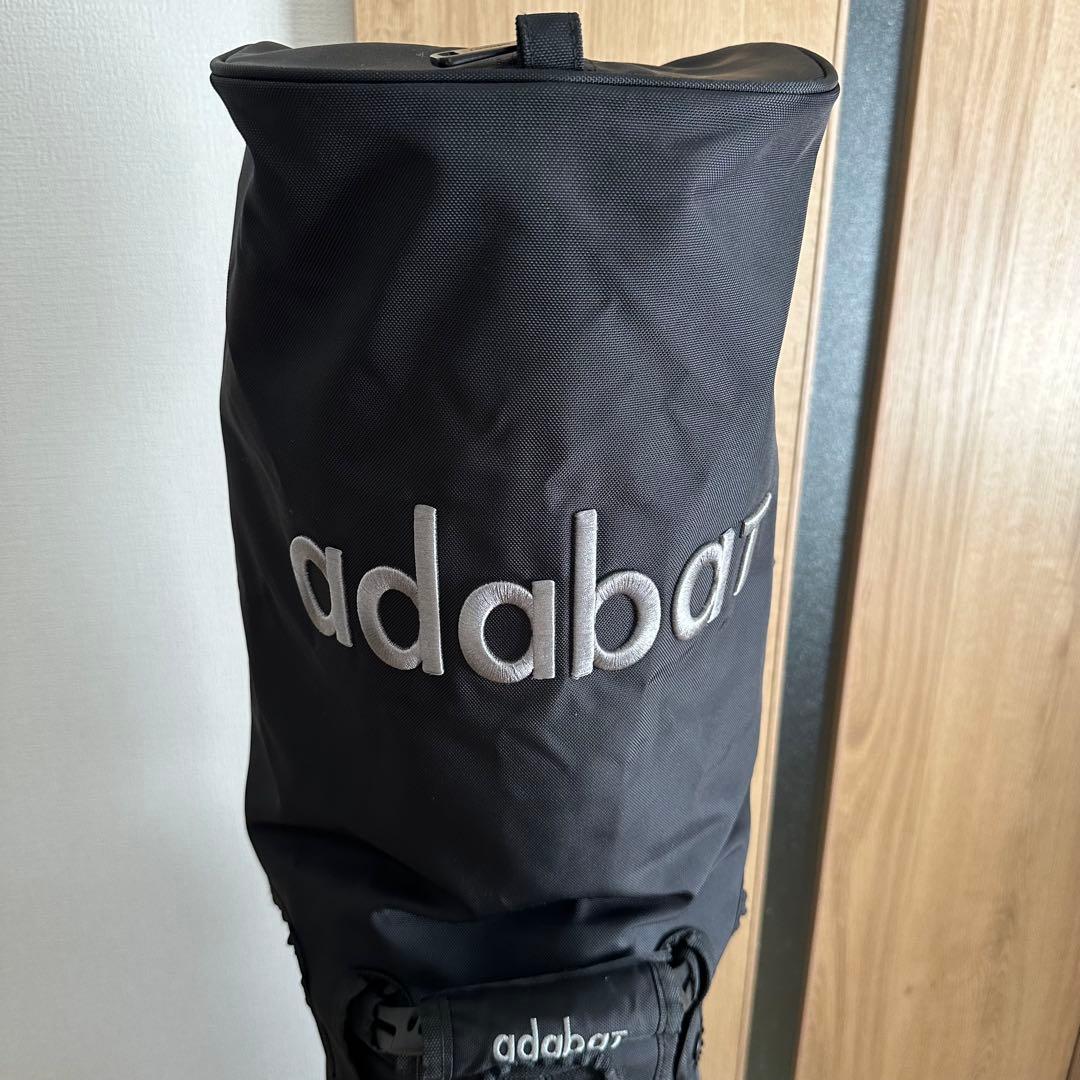 美品 アダバット adabat スタンドキャディバッグ ブラック 9型