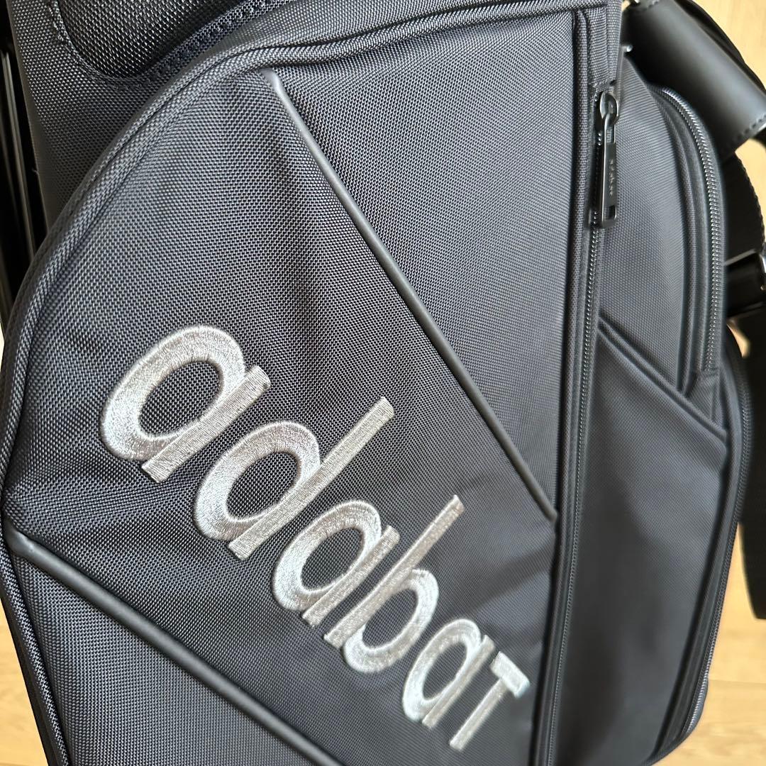 美品 アダバット adabat スタンドキャディバッグ ブラック 9型