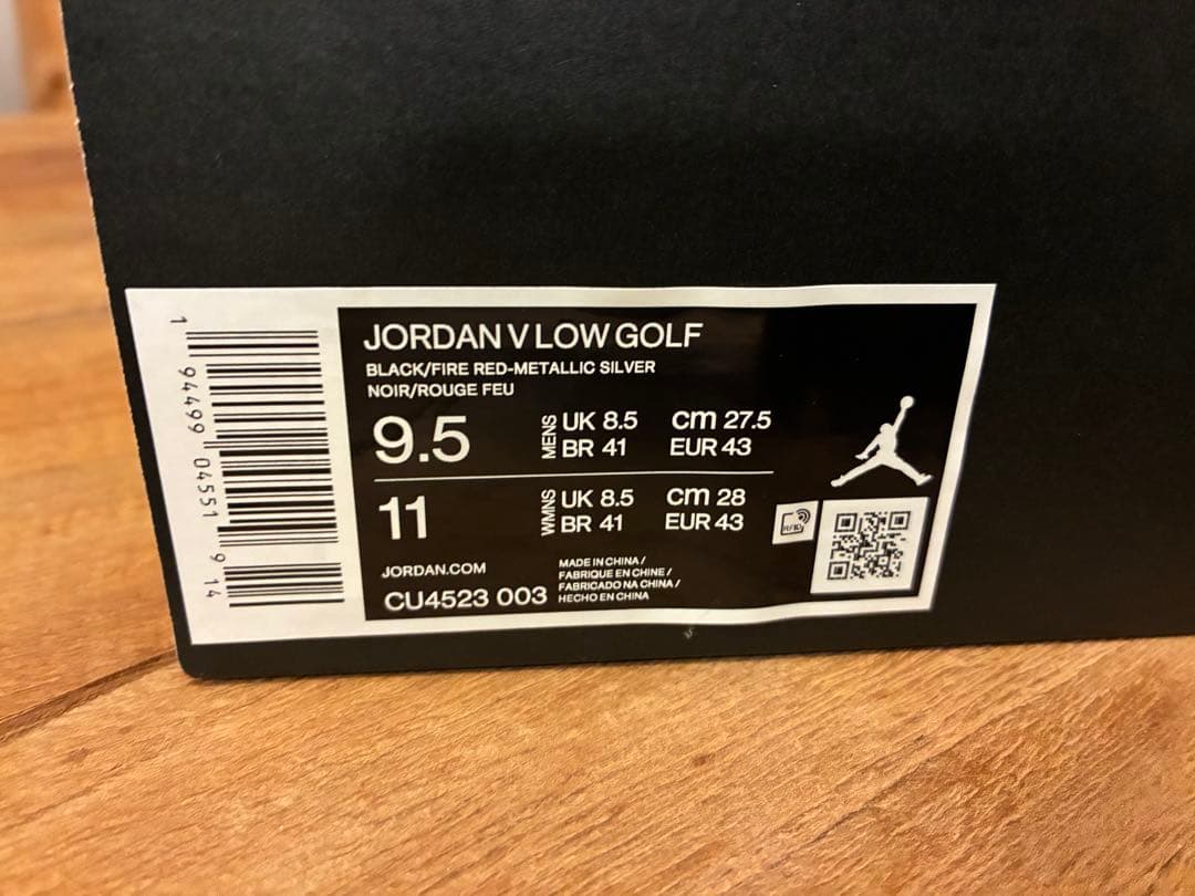 シューズ(男性用) JORDAN V LOW GOLF 9.5