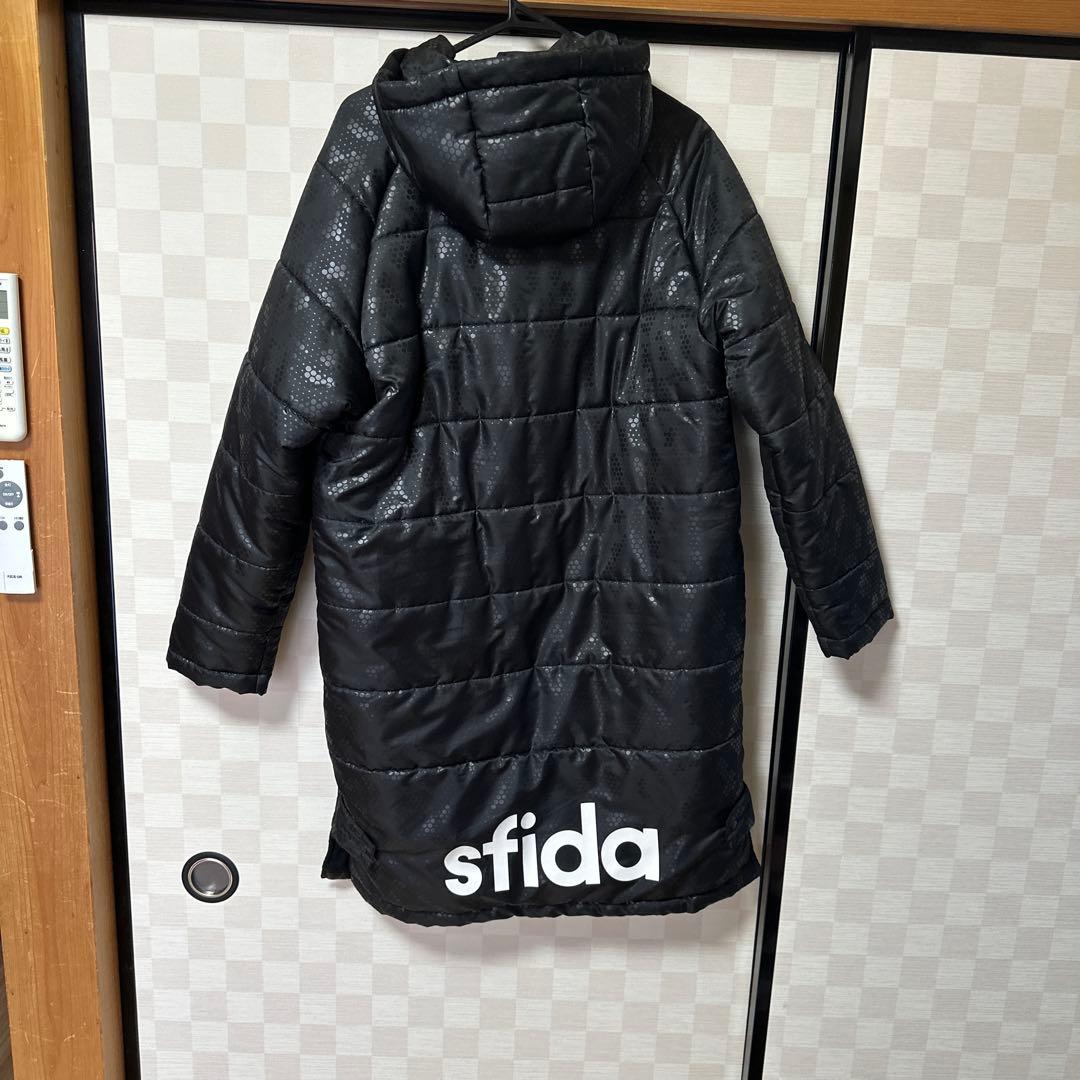 sfida フード付きベンチコート 黒 160cm