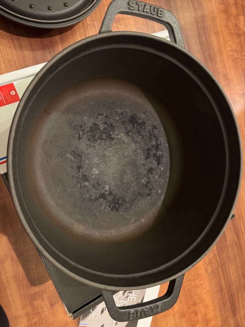 STAUB ピコココット ラウンド 24cm 黒 ダッチオーブン