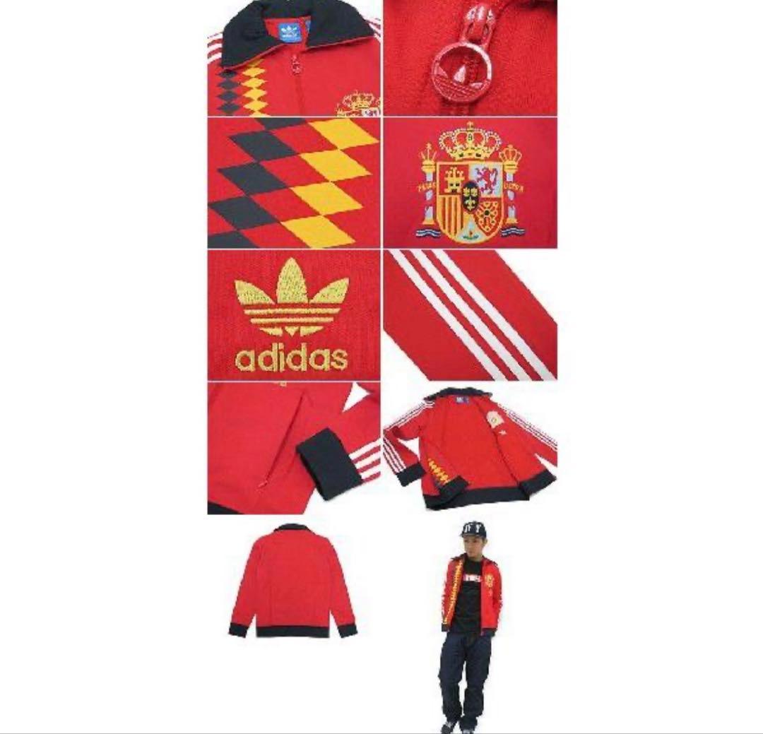adidas スペイン代表 ジャージ レッド